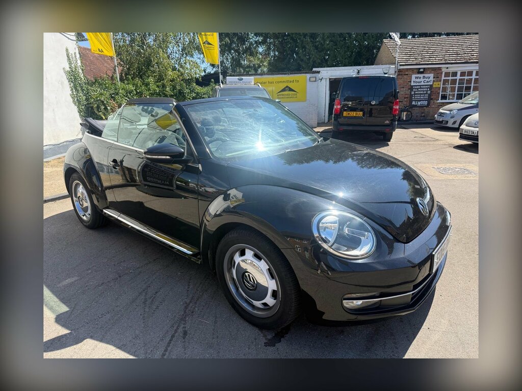 Volkswagen Beetle 1.4 Tsi Design Cabriolet Euro 5 Black #2