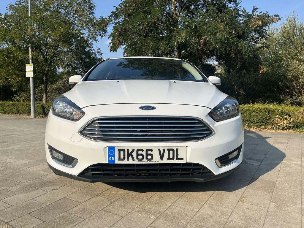 Ford Focus 1.6 Titanium Powershift Euro 6 White #3