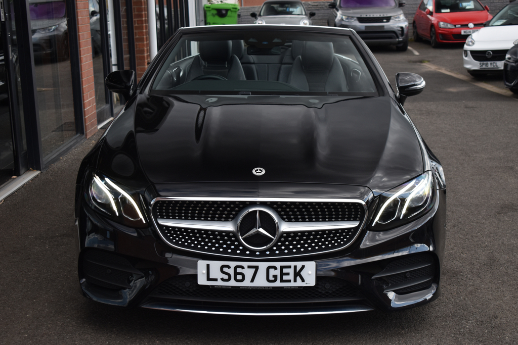 Mercedes-Benz E Class 2.0 E220d Amg Line Premium Cabriolet LS67GEK Black #3