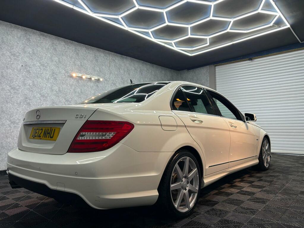 Mercedes-Benz C Class 2.1 C200 Cdi Blueefficiency Sport G-tronic Euro 5 DE12NHU White #2