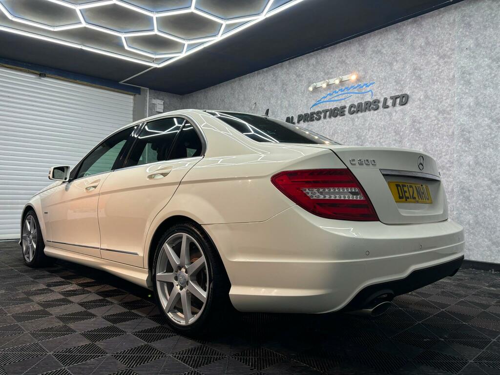 Mercedes-Benz C Class 2.1 C200 Cdi Blueefficiency Sport G-tronic Euro 5 DE12NHU White #5