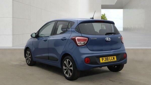 Hyundai I10 Premium Se Blue #4