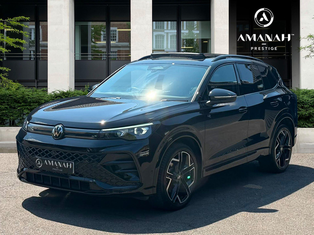Volkswagen Tiguan 2.0 Tdi R-line Dsg Euro 6 Ss CX24OGZ Black #3