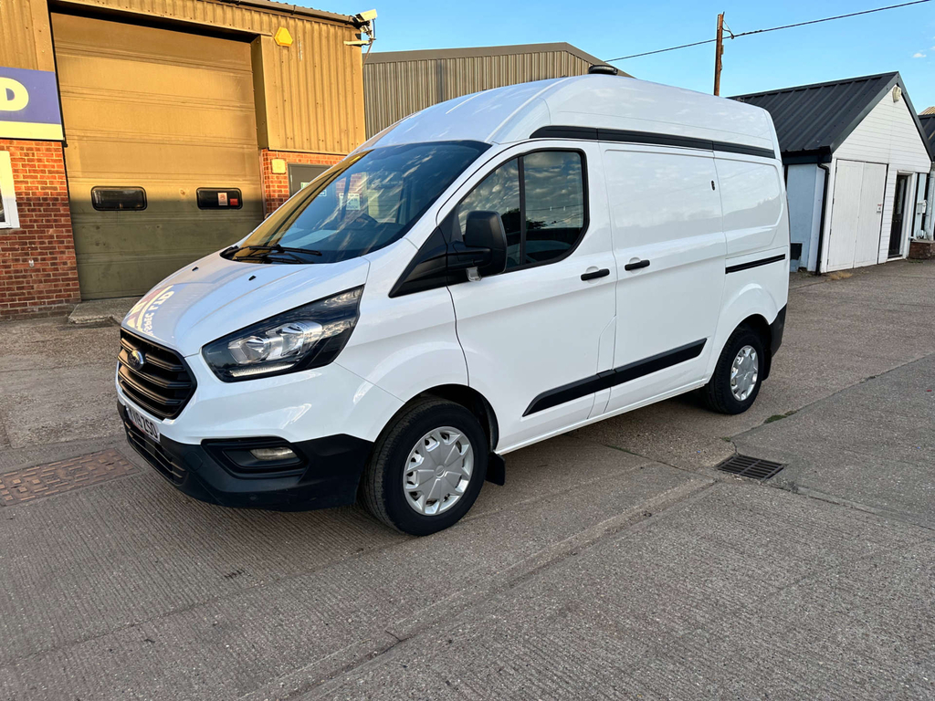 Ford Transit Custom 300 Ecoblue Panel Van L1 H2 Euro 6 YV19ZSO White #3