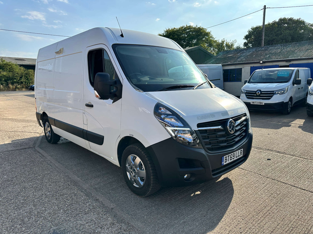 Vauxhall Movano 2.3Cdti F3500 Lwb White #8
