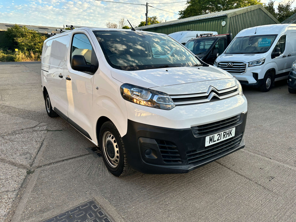 Citroen Dispatch Bluehdi 1000 Enterprise M Panel Van White #2