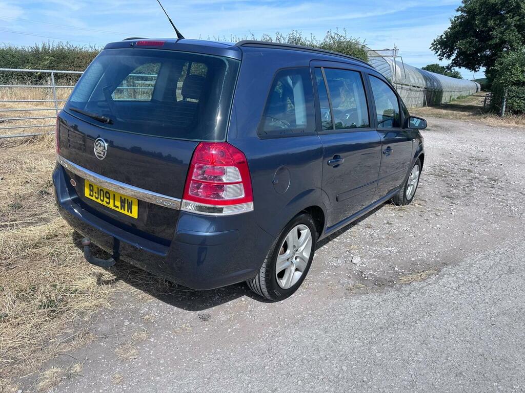 Vauxhall Zafira 1.9 Cdti Exclusiv Euro 4 Blue #4