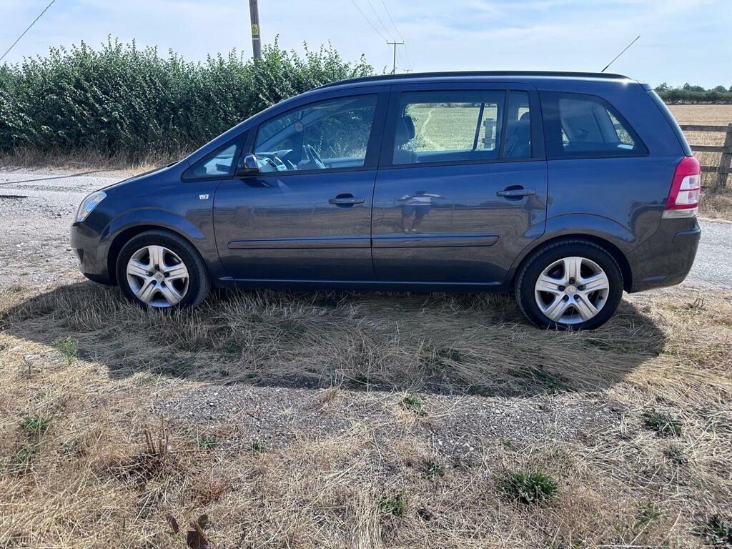 Vauxhall Zafira 1.9 Cdti Exclusiv Euro 4 Blue #6