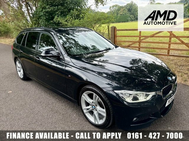 BMW 3 Series 2.0 320D M Sport Touring Euro 6 S YC67HKK Black