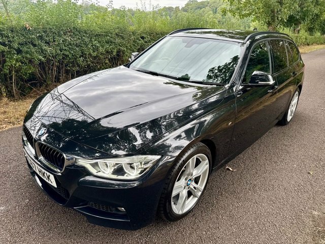BMW 3 Series 2.0 320D M Sport Touring Euro 6 S YC67HKK Black #2