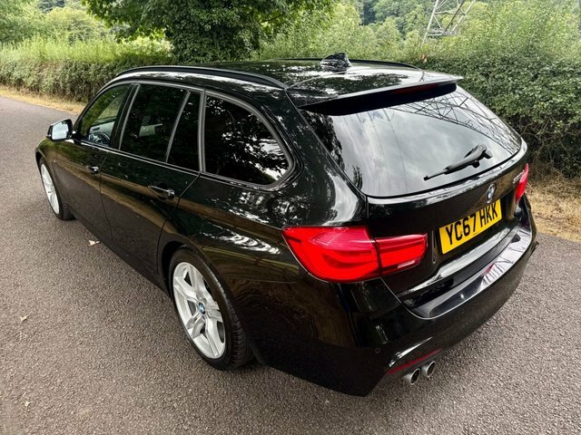 BMW 3 Series 2.0 320D M Sport Touring Euro 6 S YC67HKK Black #3