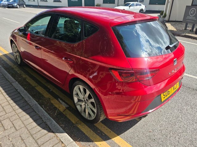 Seat Leon 1.4 Ecotsi Fr Technology Hatchback Dsg Red #3