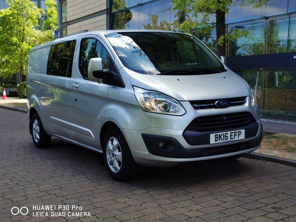 Ford Transit Custom 350 Tdci 125 L3 Lwb Single Cab Alloy Arborist Tipp Green #1