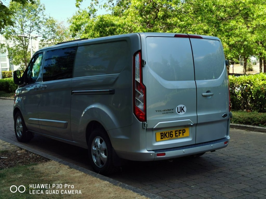 Ford Transit Custom 350 Tdci 125 L3 Lwb Single Cab Alloy Arborist Tipp Green #4