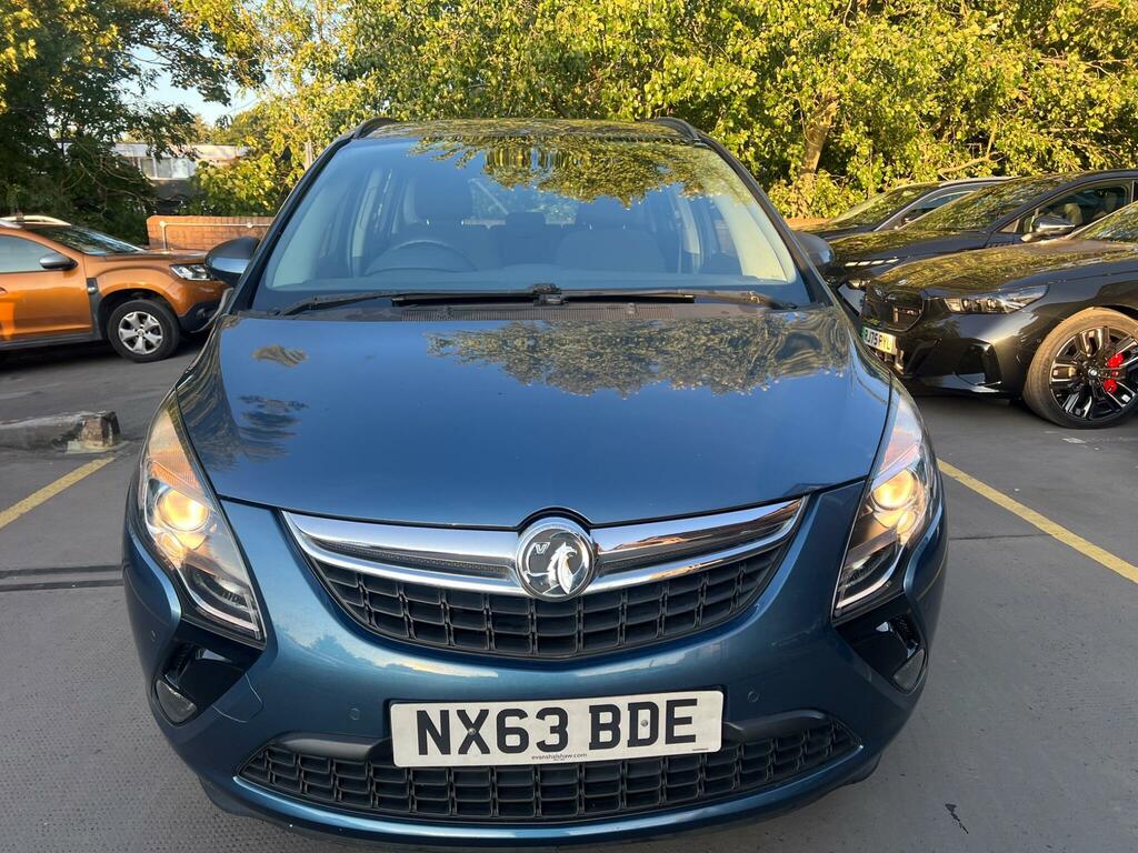 Vauxhall Zafira Tourer 2.0 Cdti Exclusiv Euro 5 NX63BDE Blue #2