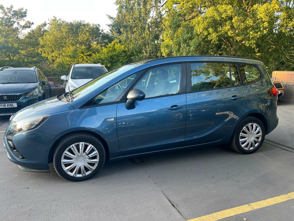 Vauxhall Zafira Tourer 2.0 Cdti Exclusiv Euro 5 NX63BDE Blue #6