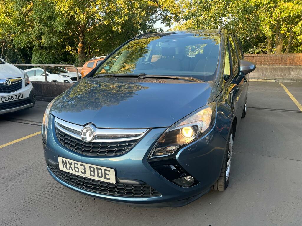 Vauxhall Zafira Tourer 2.0 Cdti Exclusiv Euro 5 NX63BDE Blue #3