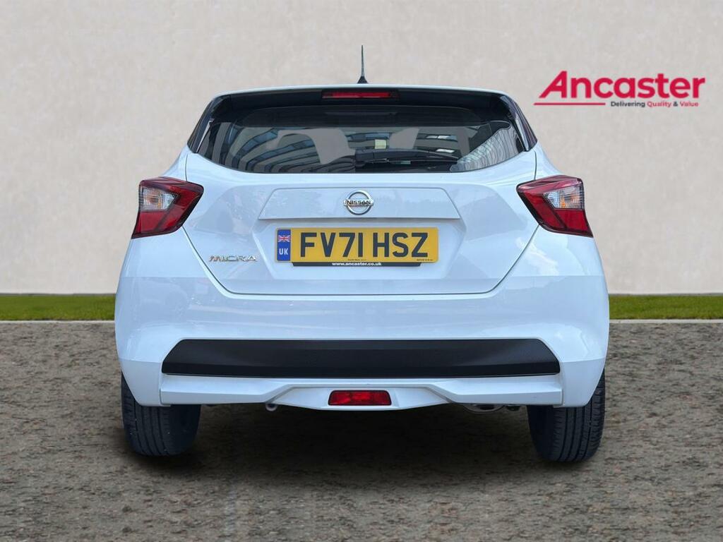 Nissan Micra 1.0 Ig-t 92 Acenta Cvt White #4