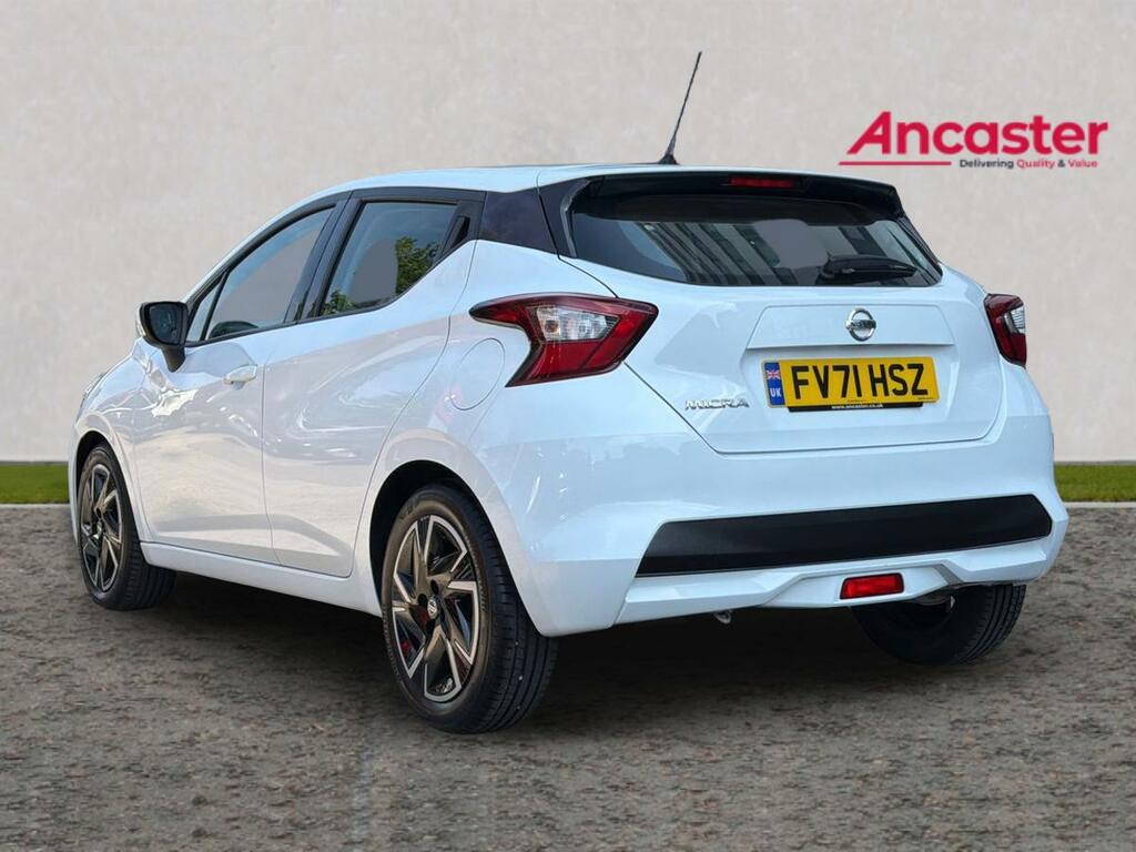 Nissan Micra 1.0 Ig-t 92 Acenta Cvt White #5