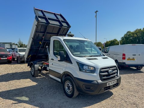 Ford Transit Custom Tipper Mwb L2 MA74NZN White #4