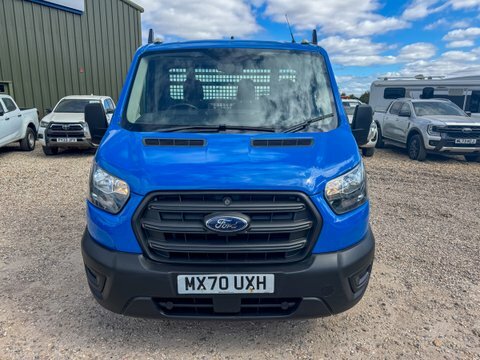 Ford Transit Custom Dropside Xlwb L4 MX70UXH Blue #2