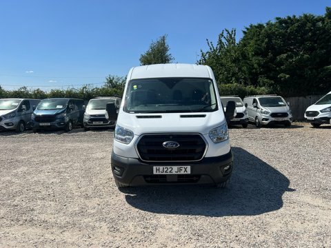Ford Transit Custom Lwb L3h2 Medium HJ22JFX White #2