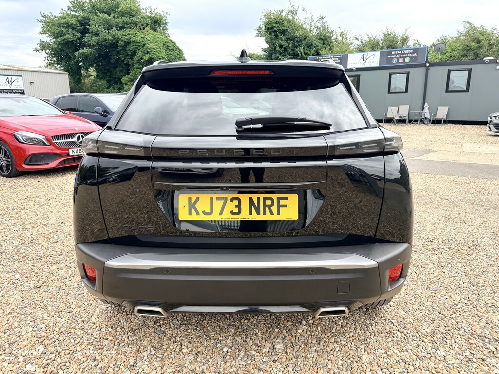 Peugeot 2008 Suv 1.2 Puretech Allure Eat Euro 6 2024 KJ73NRF Black #4