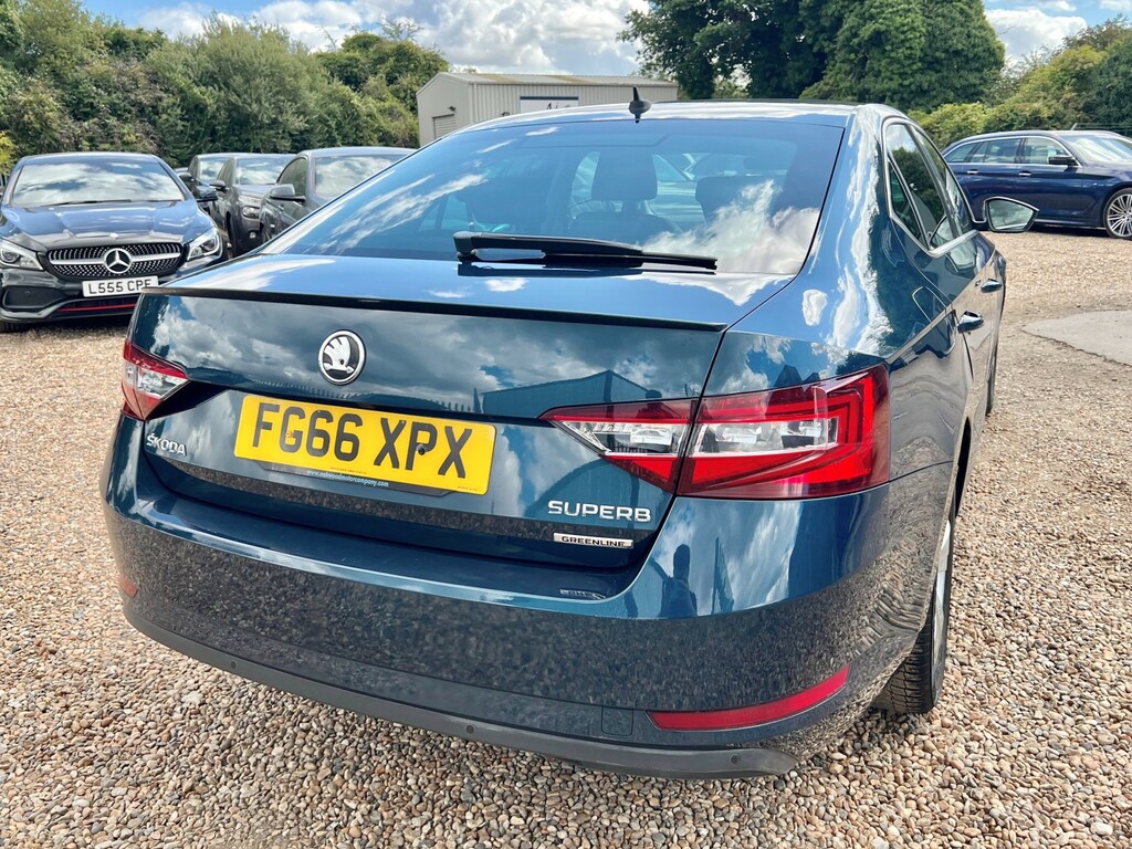Skoda Superb 1.6 Tdi Greenline Se L Executive Hatchback Die Blue #3