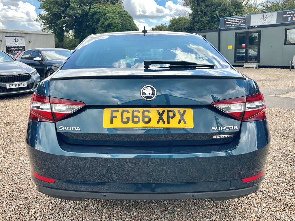 Skoda Superb 1.6 Tdi Greenline Se L Executive Hatchback Die Blue #4
