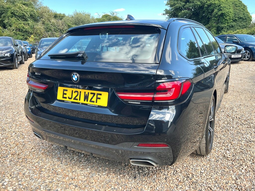 BMW 5 Series 2.0 520D Mht Xdrive M Sport Touring Euro 6 Black #3