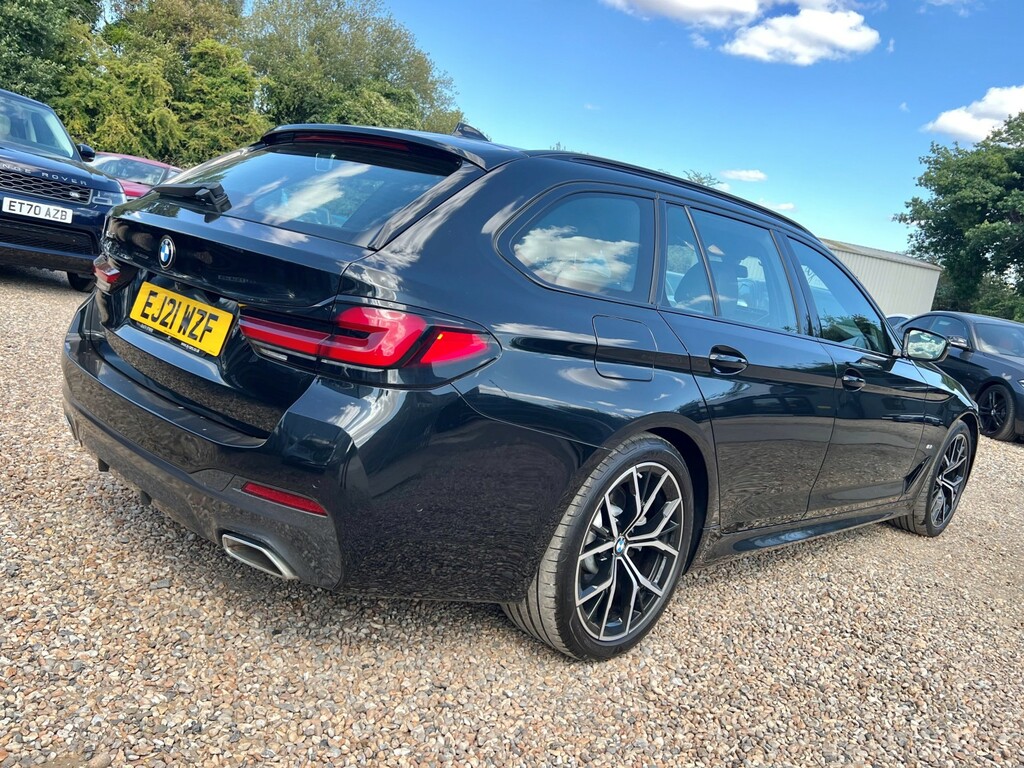 BMW 5 Series 2.0 520D Mht Xdrive M Sport Touring Euro 6 Black #2