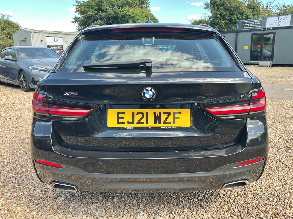 BMW 5 Series 2.0 520D Mht Xdrive M Sport Touring Euro 6 Black #4