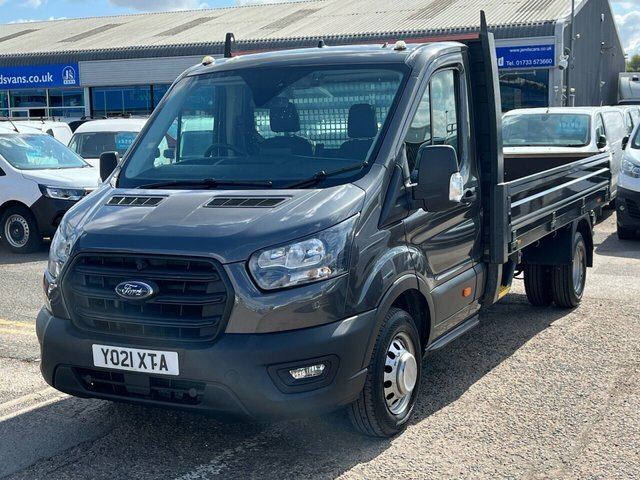 Ford Transit Custom 350 Ecoblue Leader Dropside YO21XTA Grey #3