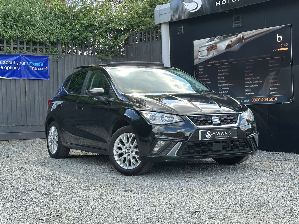 Seat Ibiza Hatchback 2017 Seat Ibiza 1.0 Mpi Se Design YE67XTN Black #4