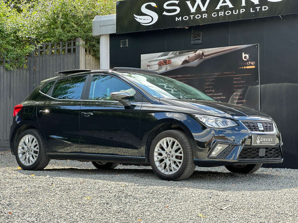Seat Ibiza Hatchback 2017 Seat Ibiza 1.0 Mpi Se Design YE67XTN Black #6