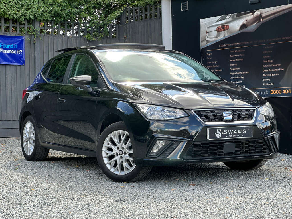 Seat Ibiza Hatchback 2017 Seat Ibiza 1.0 Mpi Se Design YE67XTN Black #5