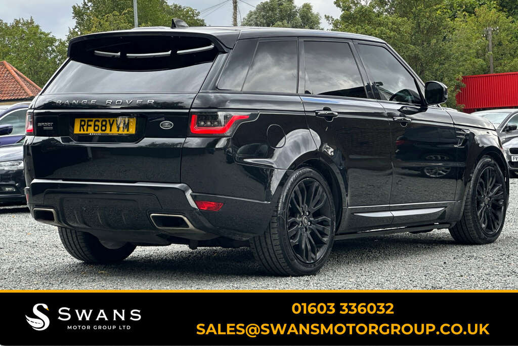 Land Rover Range Rover Sport Suv 3.0 Sd V6 Hse Dynamic Suv 4Wd RF68YVM Black #2