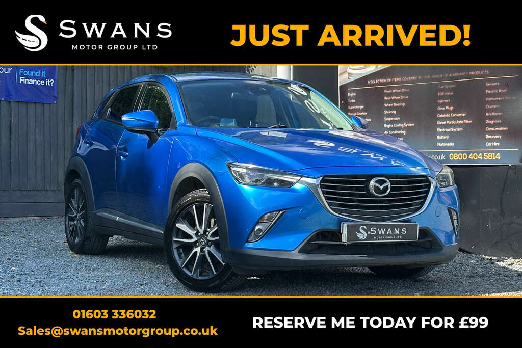 Mazda CX-3 1.5 Skyactiv-d Sport Nav Suv Eur Blue