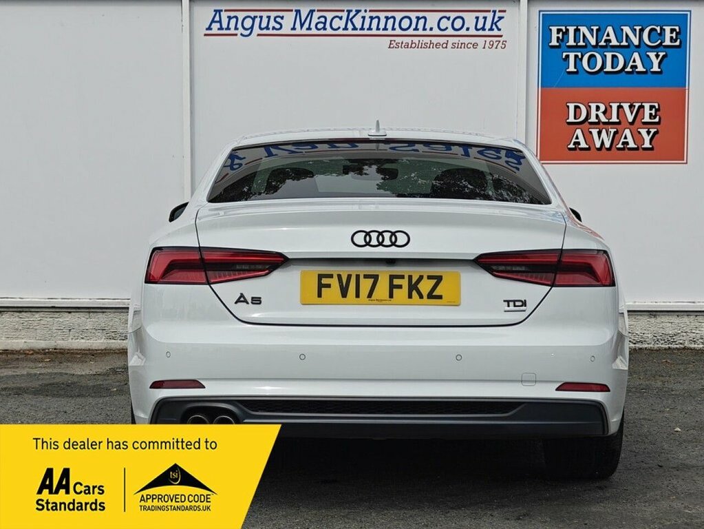 Audi A5 2L S Line FV17FKZ White #6