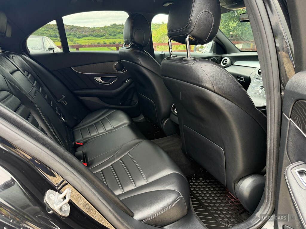 Mercedes-Benz C Class C220d Sport 9G-tronic Black #11