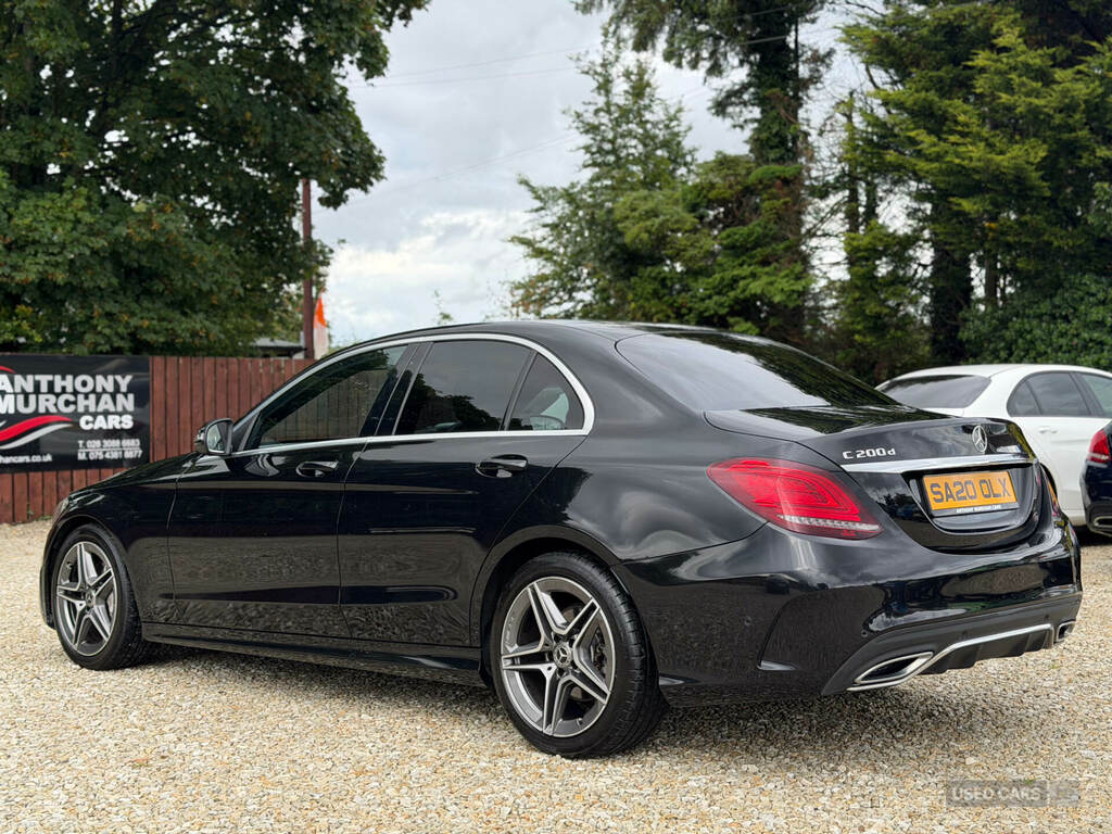 Mercedes-Benz C Class C200d Amg Line Edition Premium Black #3