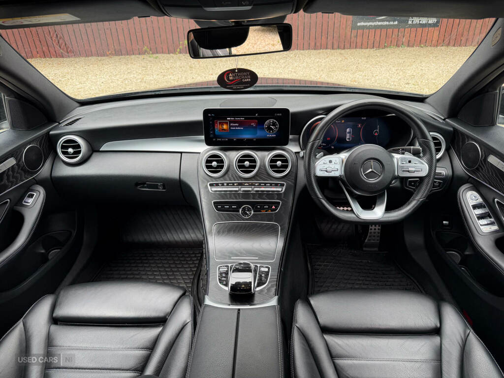 Mercedes-Benz C Class C220d Sport 9G-tronic Black #12