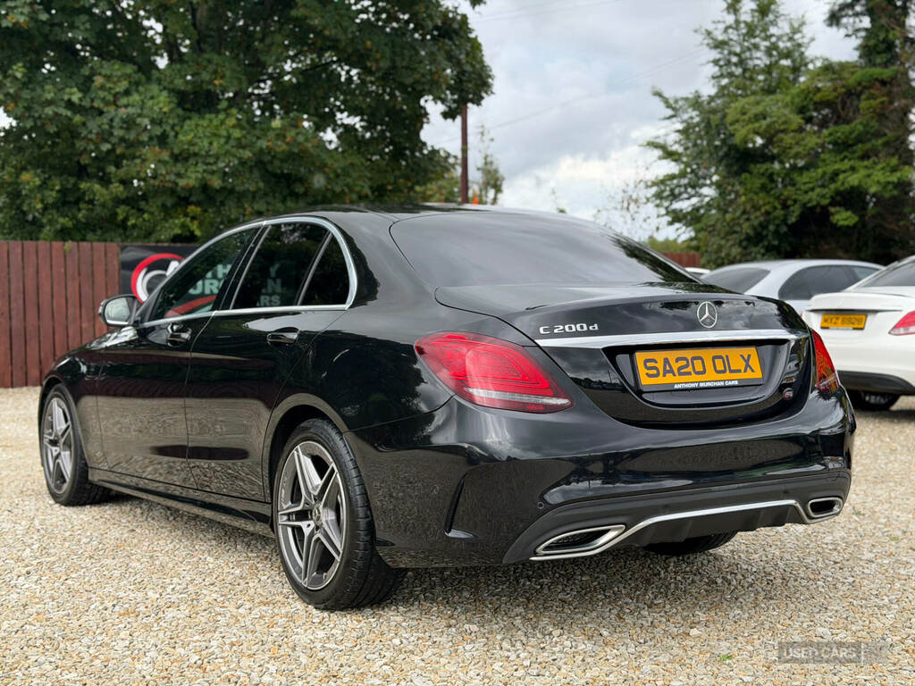 Mercedes-Benz C Class C200d Amg Line Edition Premium Black #4