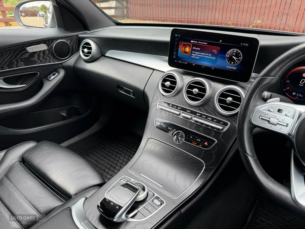 Mercedes-Benz C Class C220d Sport 9G-tronic Black #15