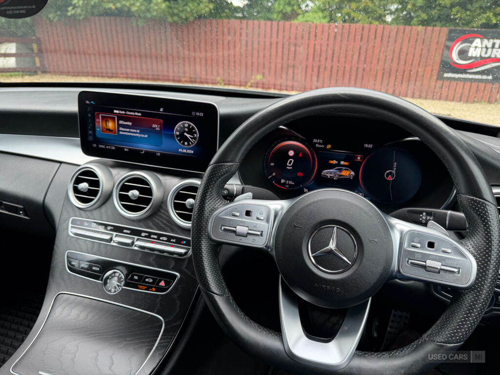 Mercedes-Benz C Class C220d Sport 9G-tronic Black #14