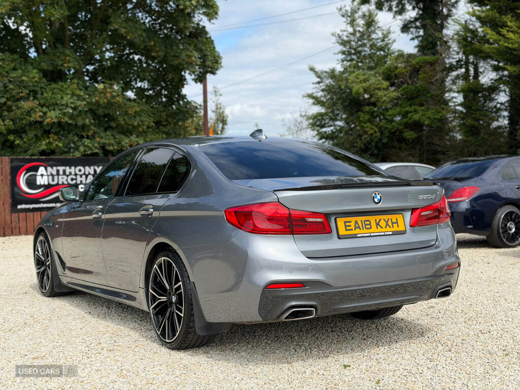 BMW 5 Series 520D M Sport Blue #4