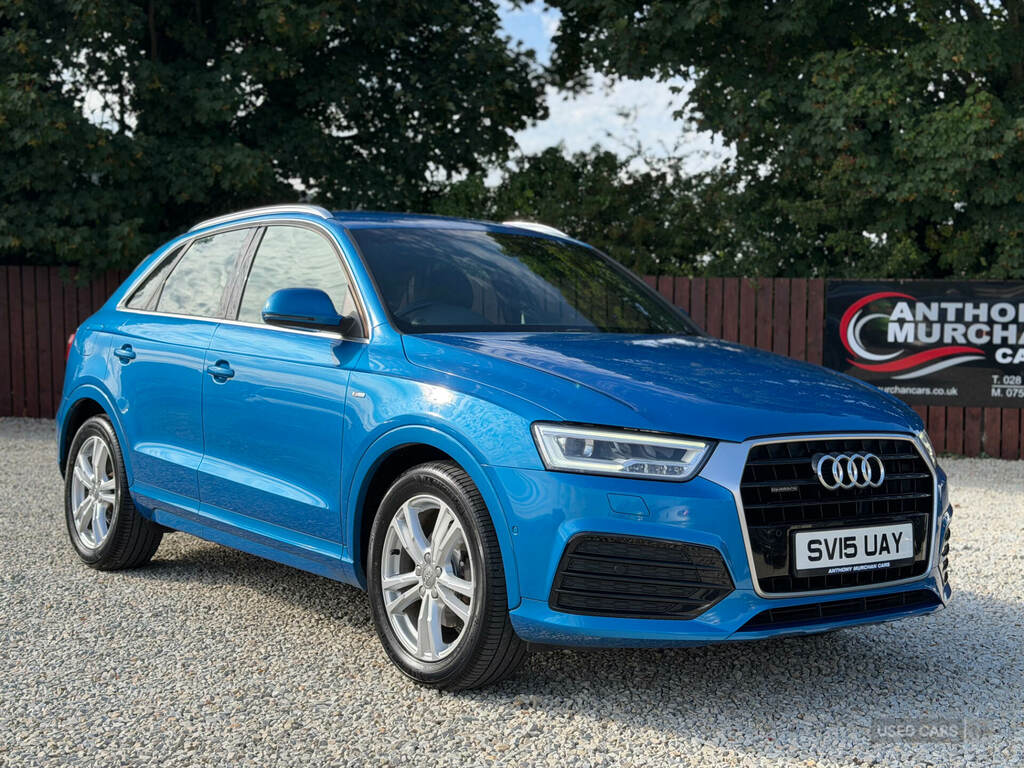Audi Q3 2.0 Tdi 184 Quattro S Line Plus S Tronic Blue #2