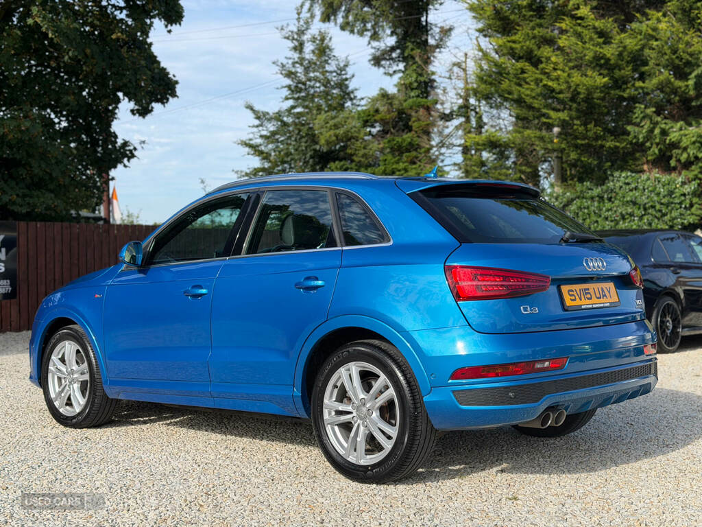 Audi Q3 2.0 Tdi 184 Quattro S Line Plus S Tronic Blue #3