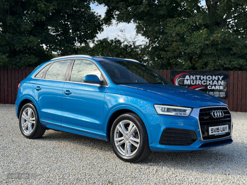 Audi Q3 2.0 Tdi 184 Quattro S Line Plus S Tronic Blue
