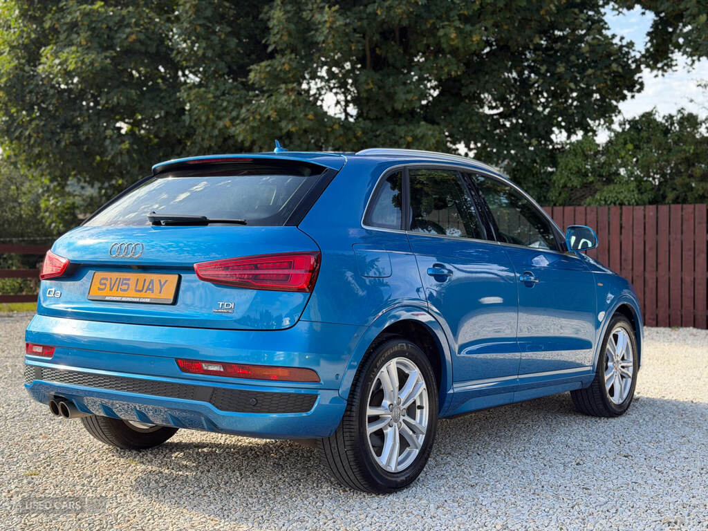 Audi Q3 2.0 Tdi 184 Quattro S Line Plus S Tronic Blue #6